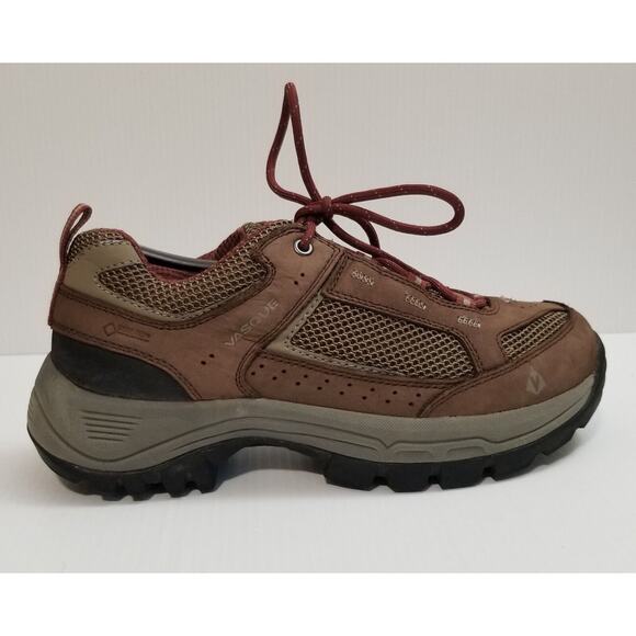 Vasque Breeze 2.0 Low GTX Trail Hiking Boots Brown Leather 7491 Women’s Sz 7.5 M - Picture 1 of 14